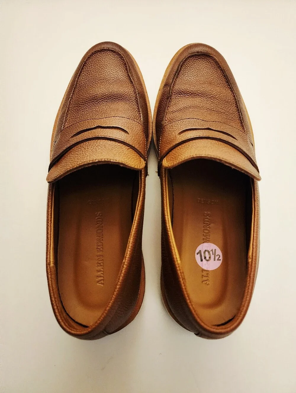 Allen Edmonds premium pebbled